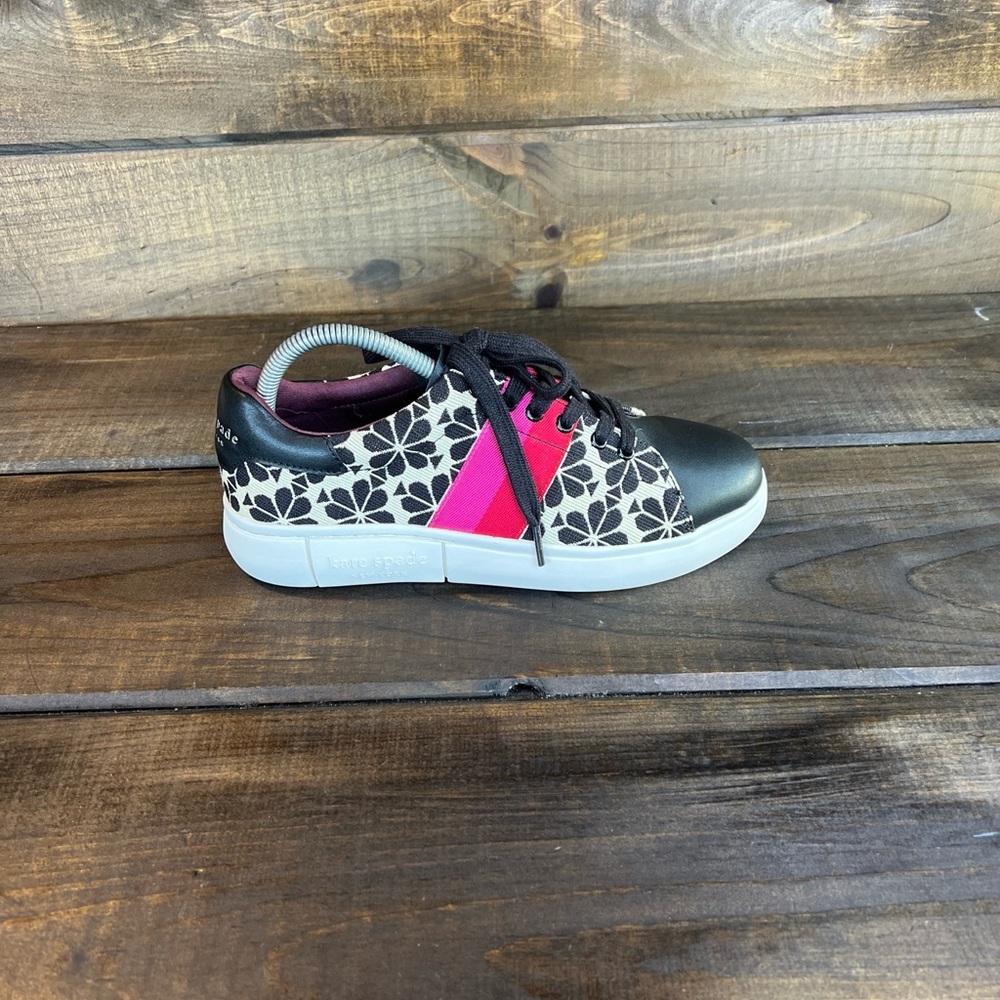 Kate Spade New York Flower Jacquard Keswick 2 Casual Sneakers Shoes Wmn Sz 8.5 B